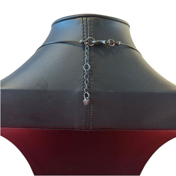 Culture Mix Chic Black and White Statement Necklace. - Picture 6 of 7